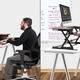 Halter Preassembled Sit-Stand Desk Riser, $169 with code O7UYCDBY